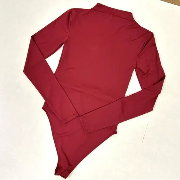Zara Long Sleeve Bodysuit in Burgundy — New with Tags ❤️ - Picture 4 of 11